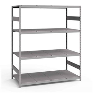 Mini-racking with solid decks